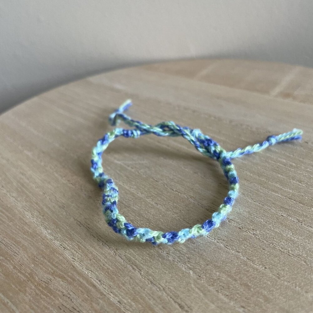 Jillian Bracelet, anklet, trendy, comfortable, tie, embroidery thread, woven, gi